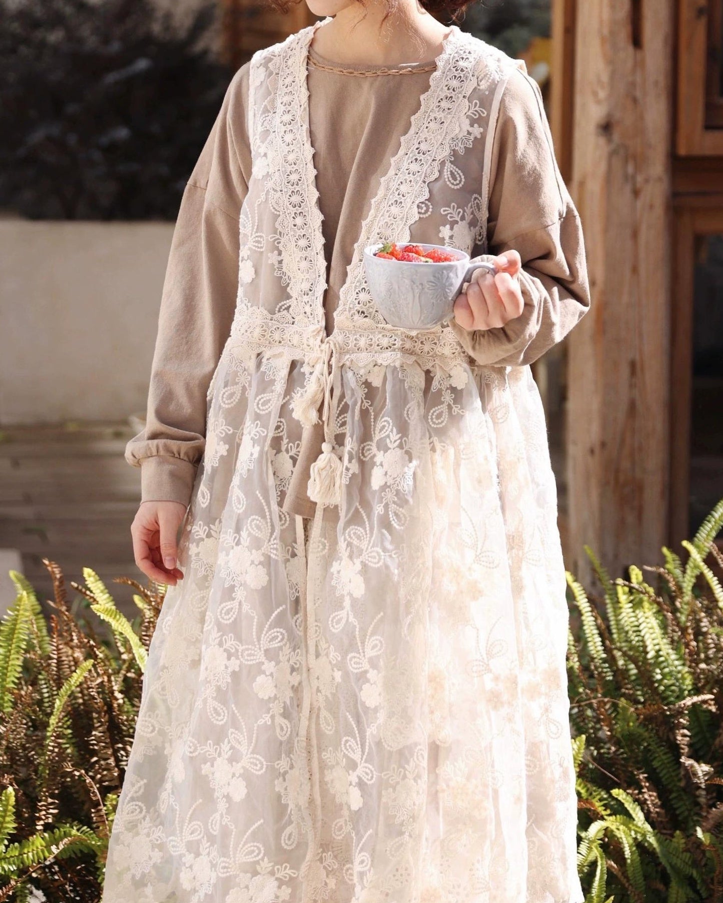 エアリーメッシュ ベストワンピース 10117