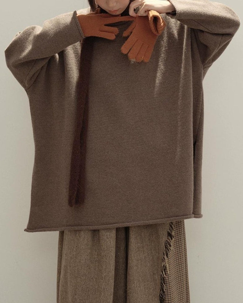 クラシックフィット ニットチュニック 10132