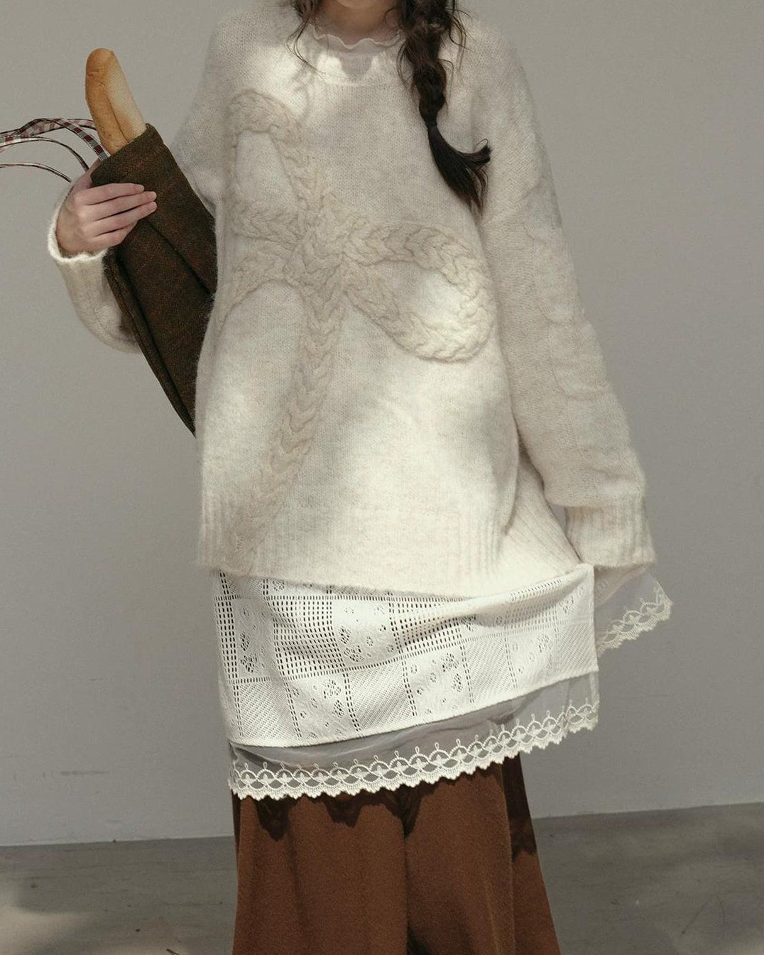 クロシェレースサスペンダーワンピース 10171