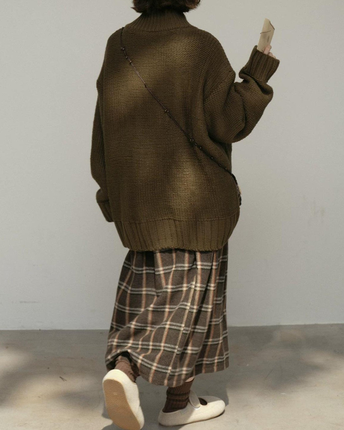 ハイネックジッパーポケットカーディガン 10174