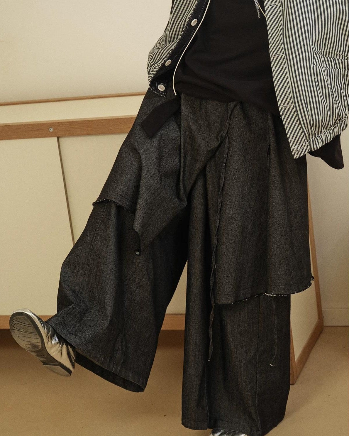リッカノルディデニムフレアパンツ 10360