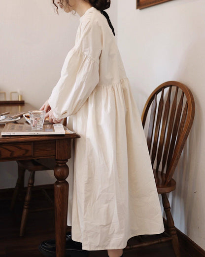 ソフトプリーツハイウエストワンピース 10114