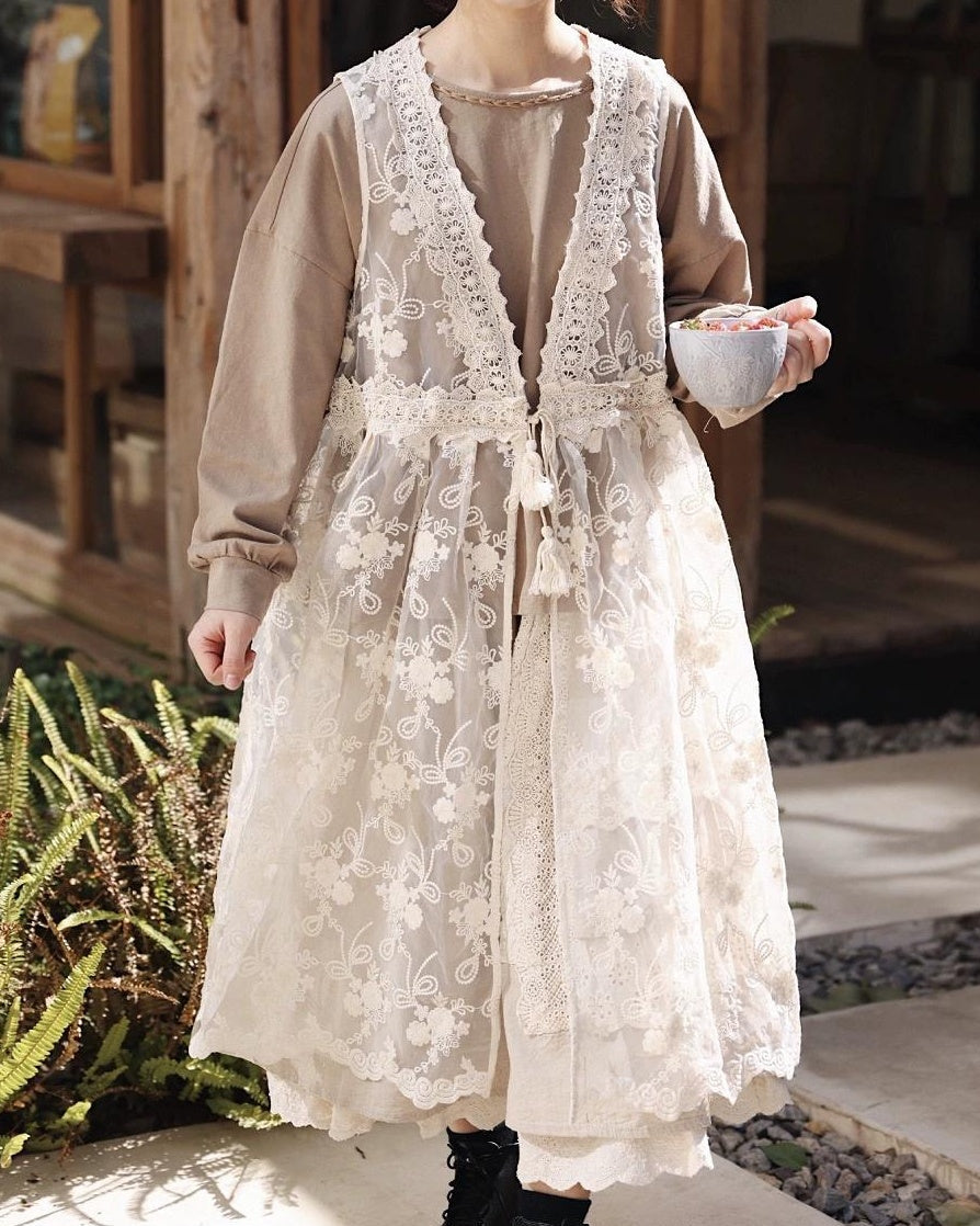 エアリーメッシュ ベストワンピース 10117