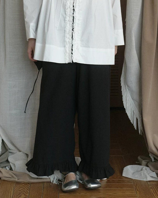 ルミフリルワイドレッグパンツ 10269