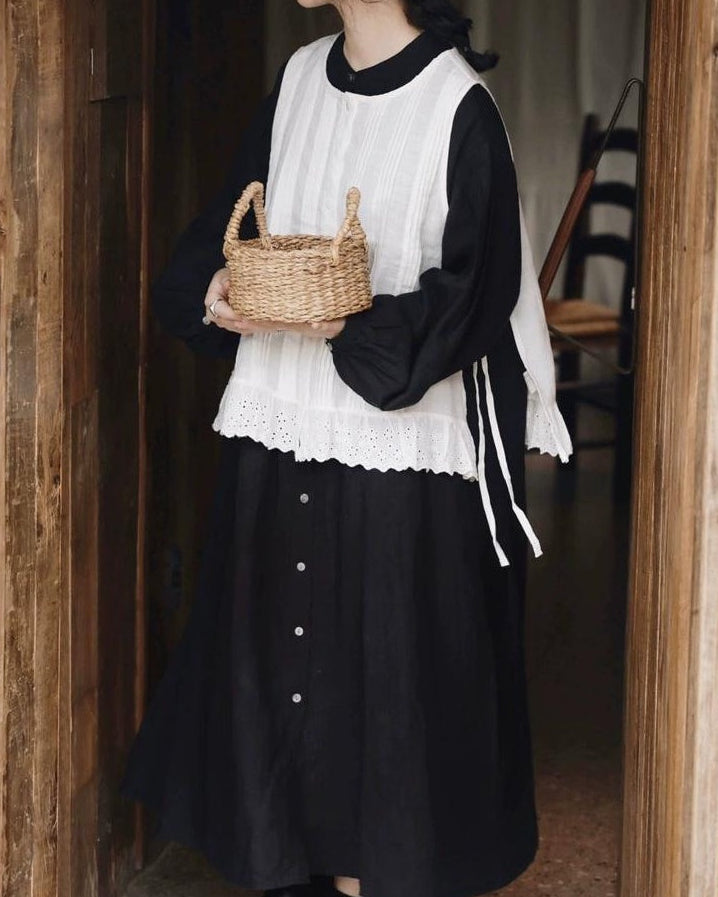 プリーツパフシャツワンピース 10050