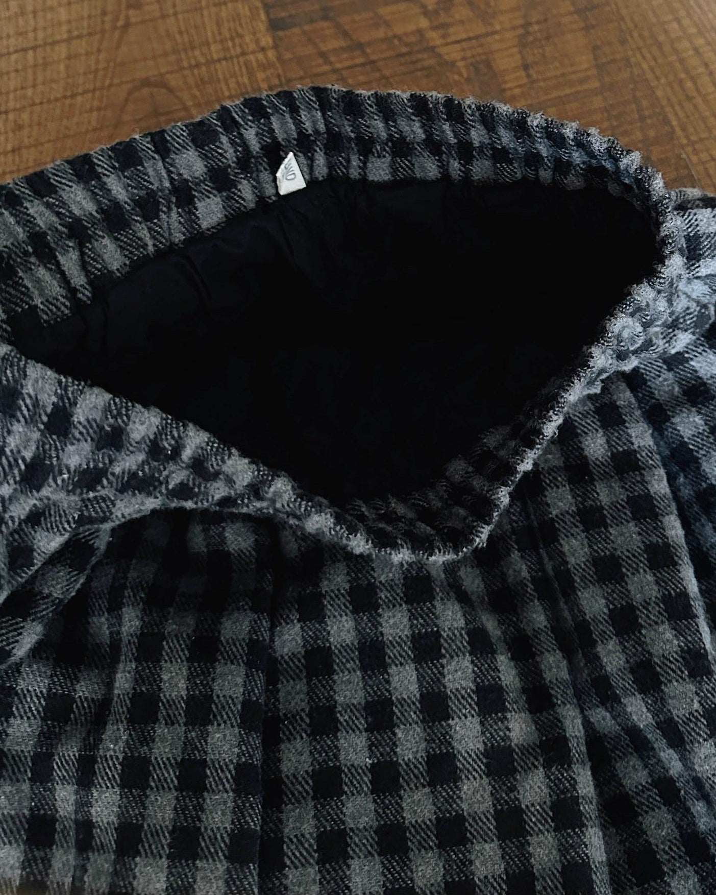 チェック柄リラックスミディスカート 10060