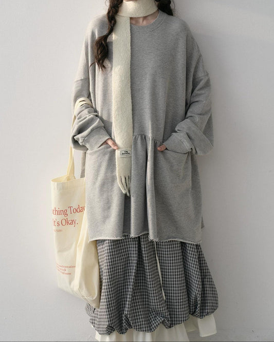 ソレッタフレアスウェットプルオーバー 10221