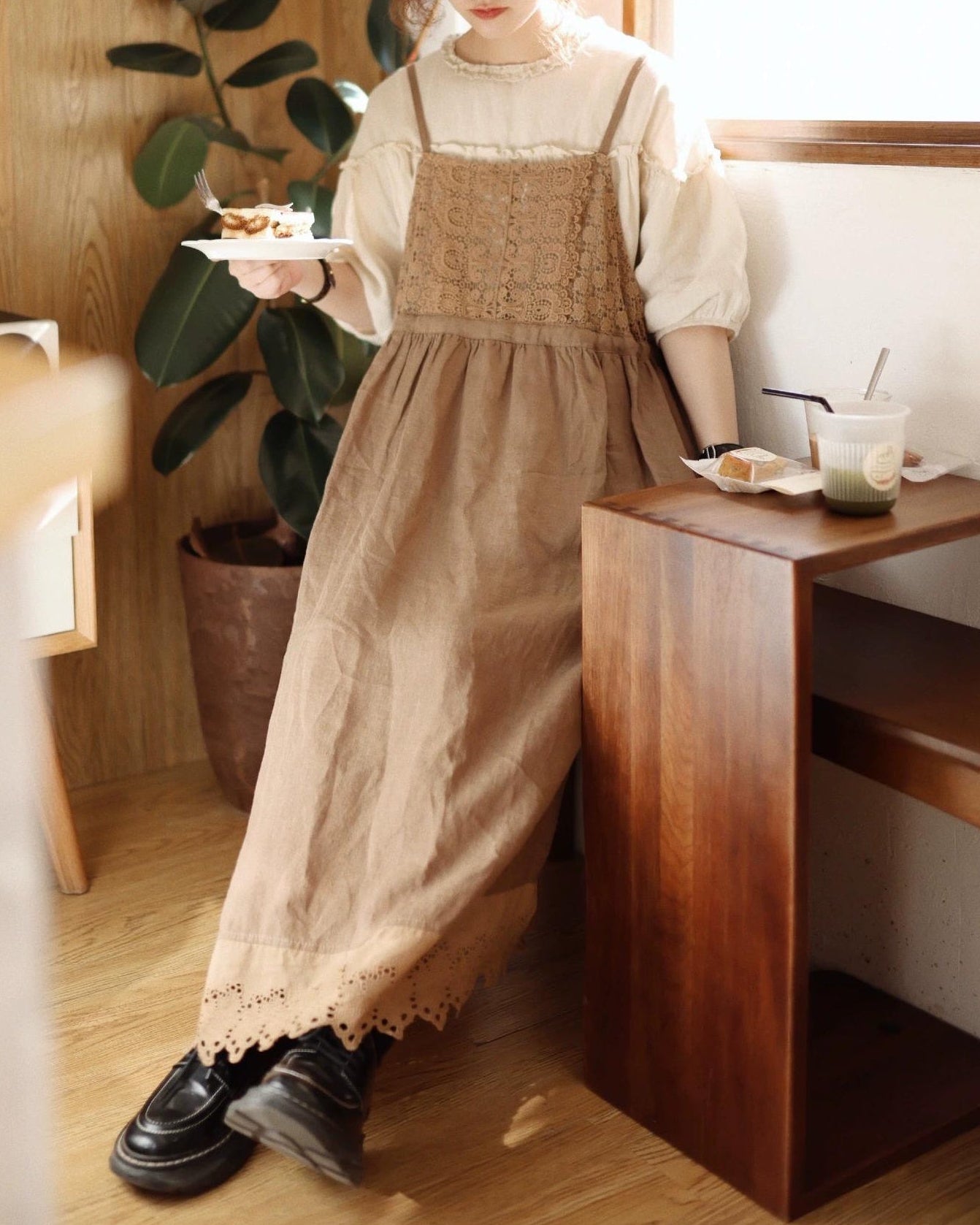 ミュークレースサスペンダーワンピース 10115