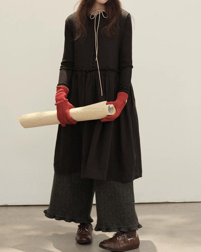 ノーディハイウエストソフトベストドレス 10145