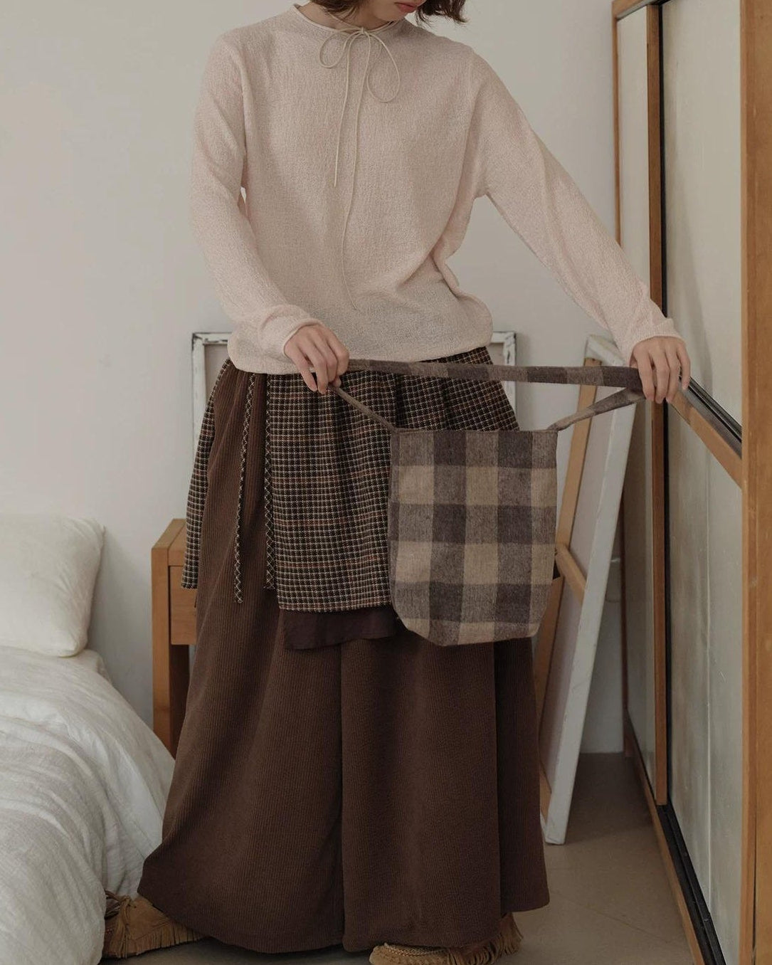 カームラインラウンドプルオーバー 10162