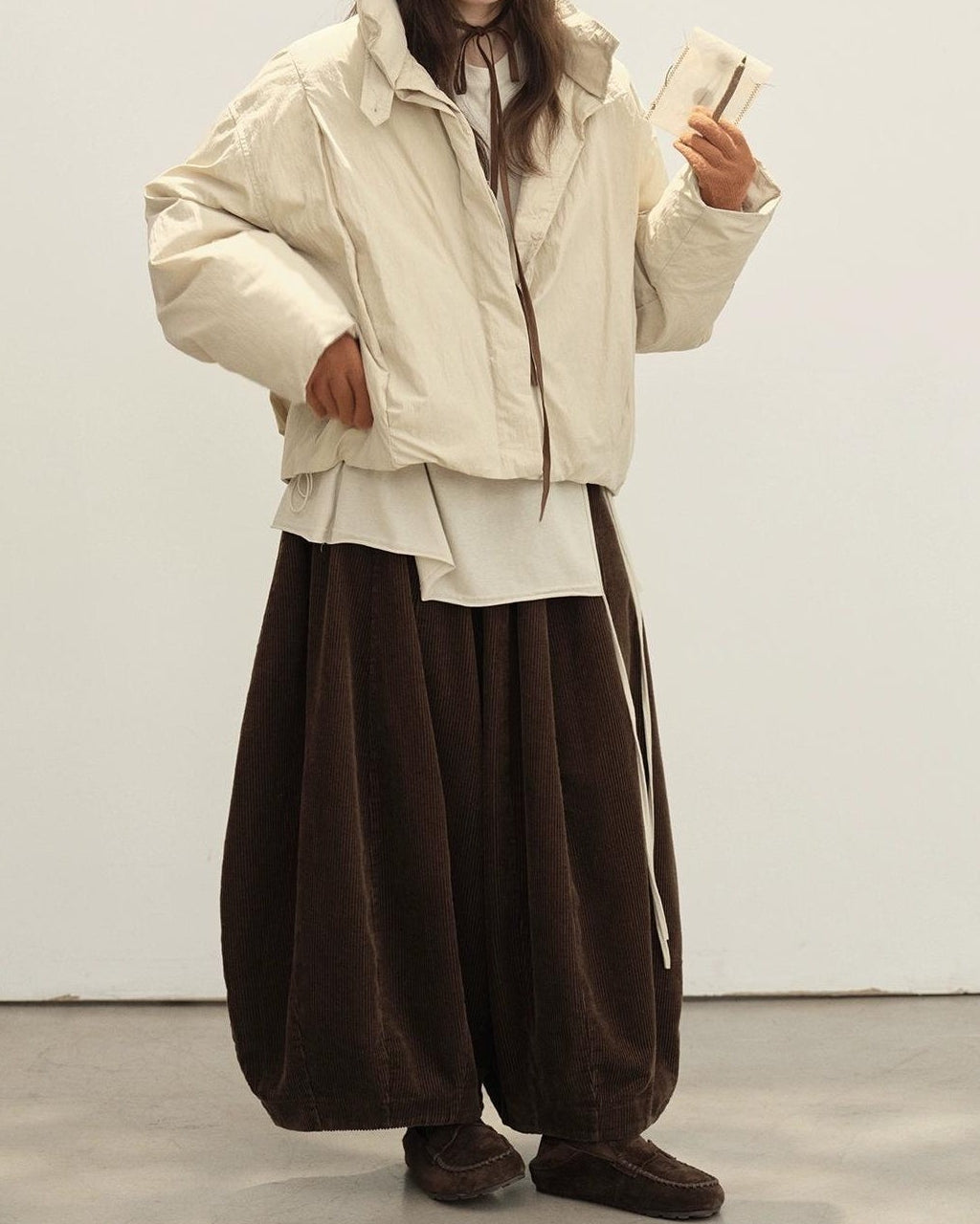 コージーコーデュロイワイドパンツ 10140