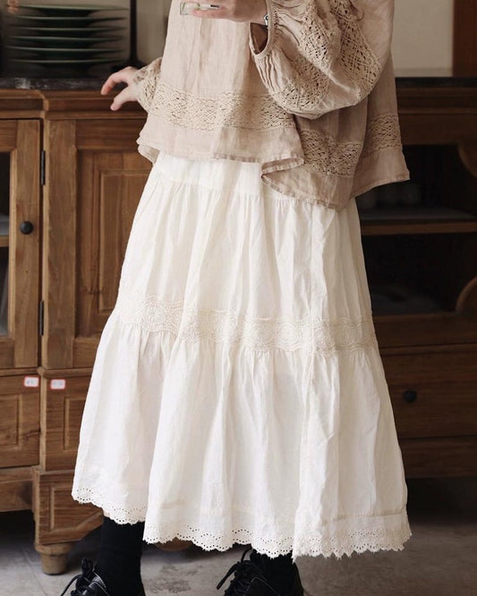 ミルキーレースレトロスカート 10116