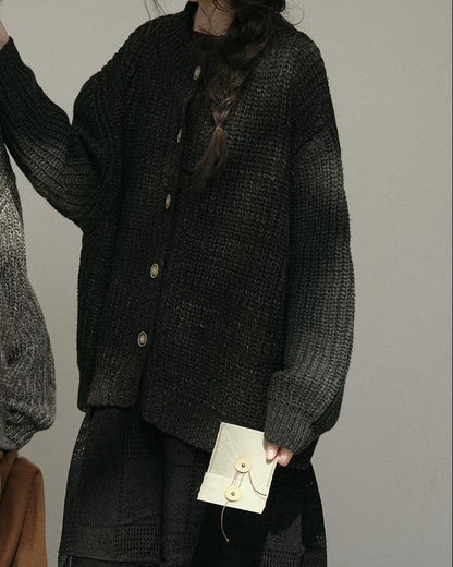 ノルディックキャンバスニットカーディガン 10168