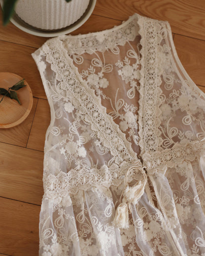 エアリーメッシュ ベストワンピース 10117