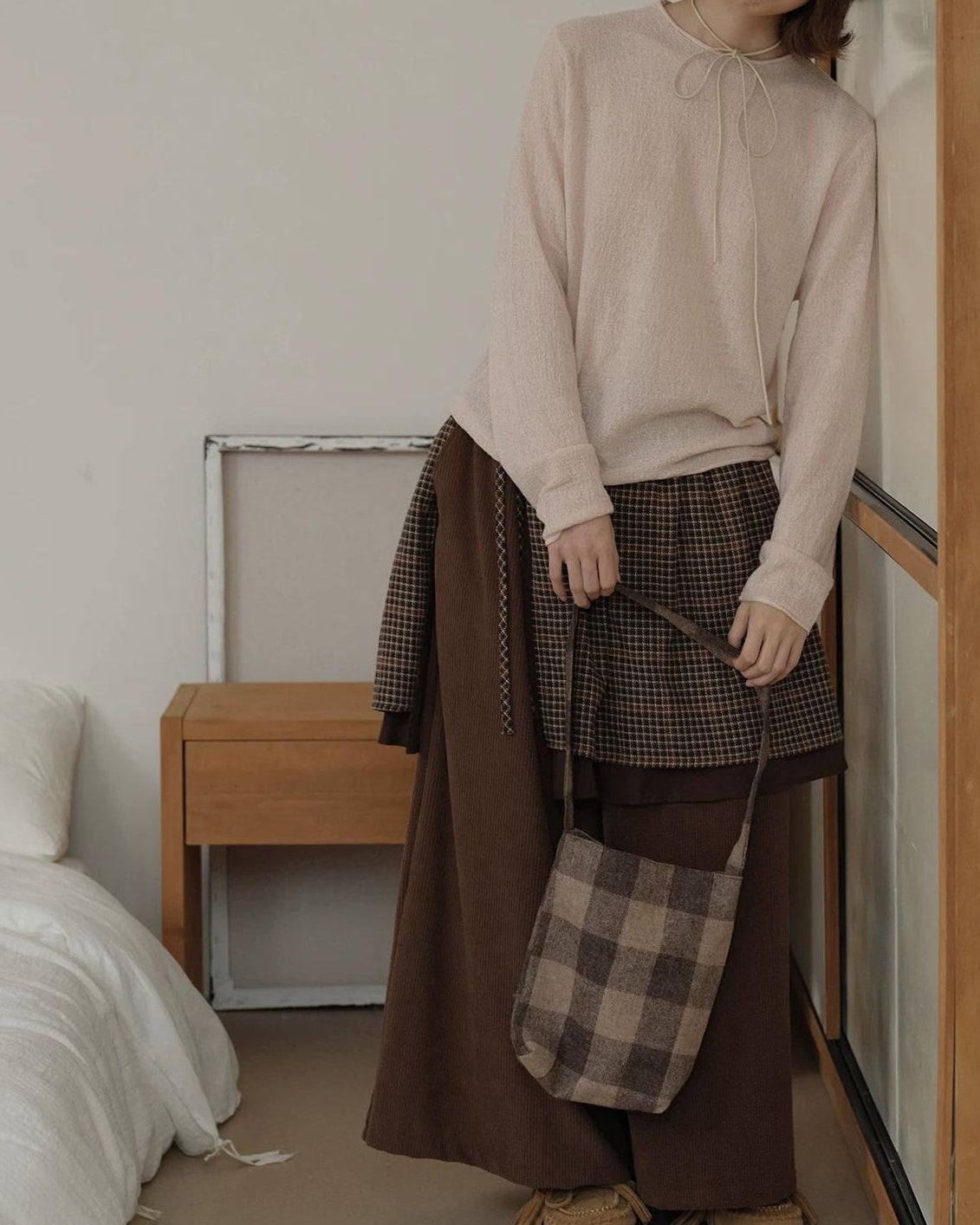 カームラインラウンドプルオーバー 10162