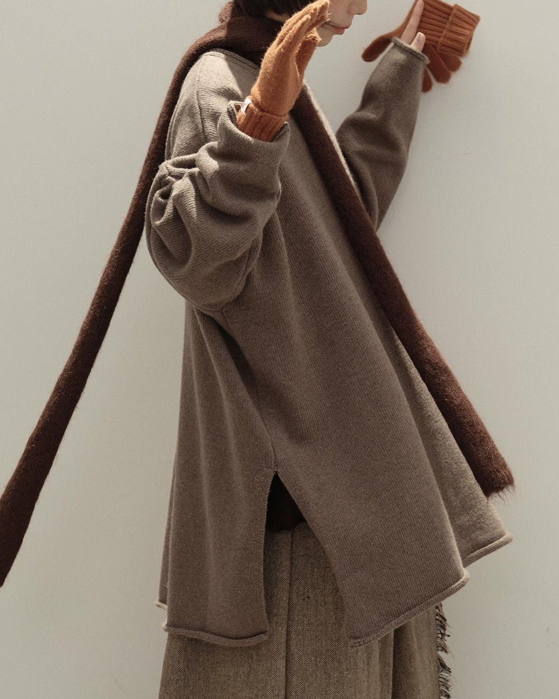 クラシックフィット ニットチュニック 10132