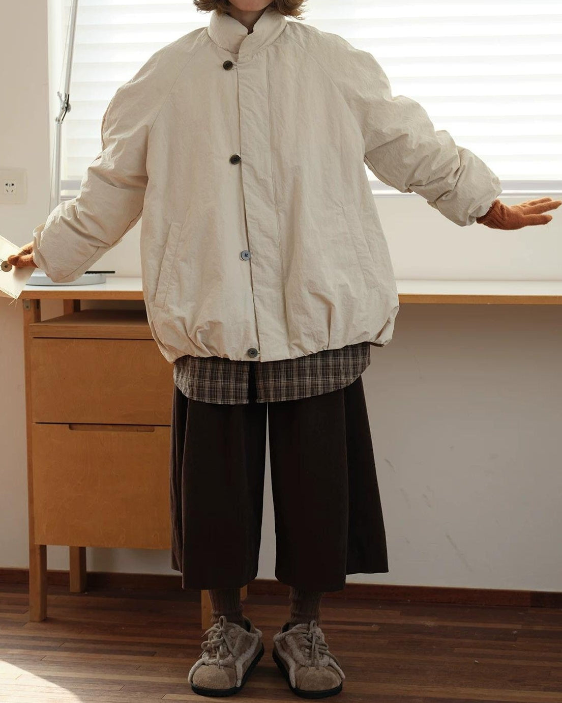 スノーブロッサムスタンドダウンコート 10167