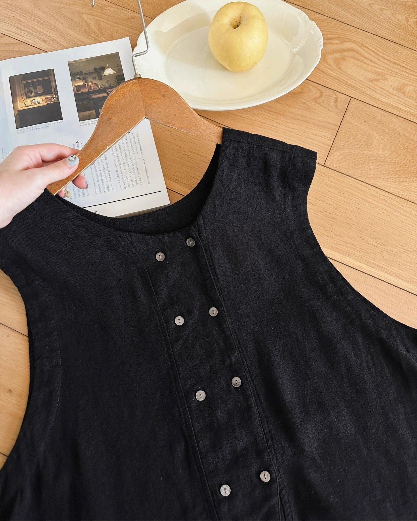 ダブルブレスト2WAYレトロベスト 10056