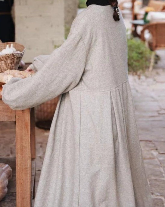 ハイウエストリネアシャツワンピース 10090