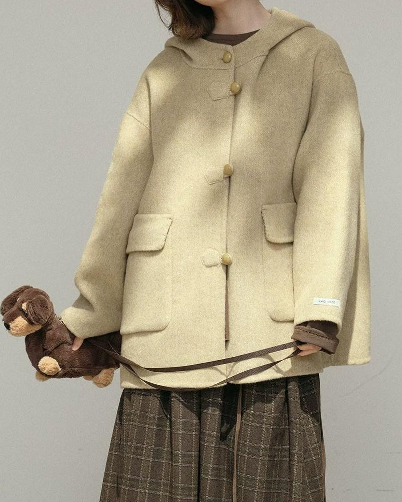 スカンディフローラフードポケットコート 10294