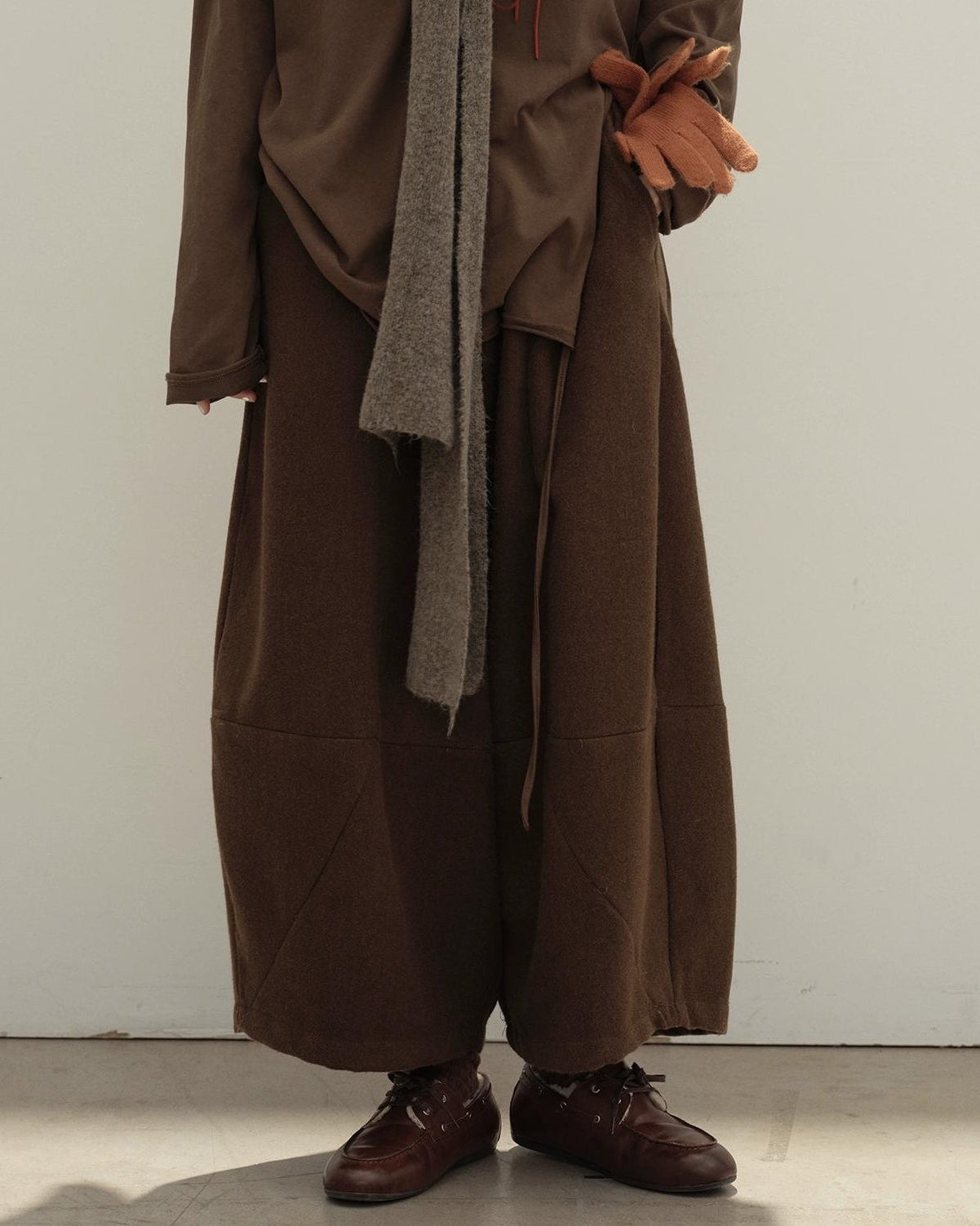 クラシックランタンカジュアルパンツ 10128