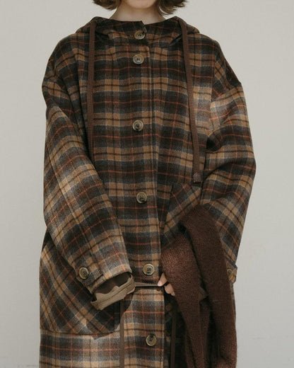 コティチェックリバーシブルロングコート 10183