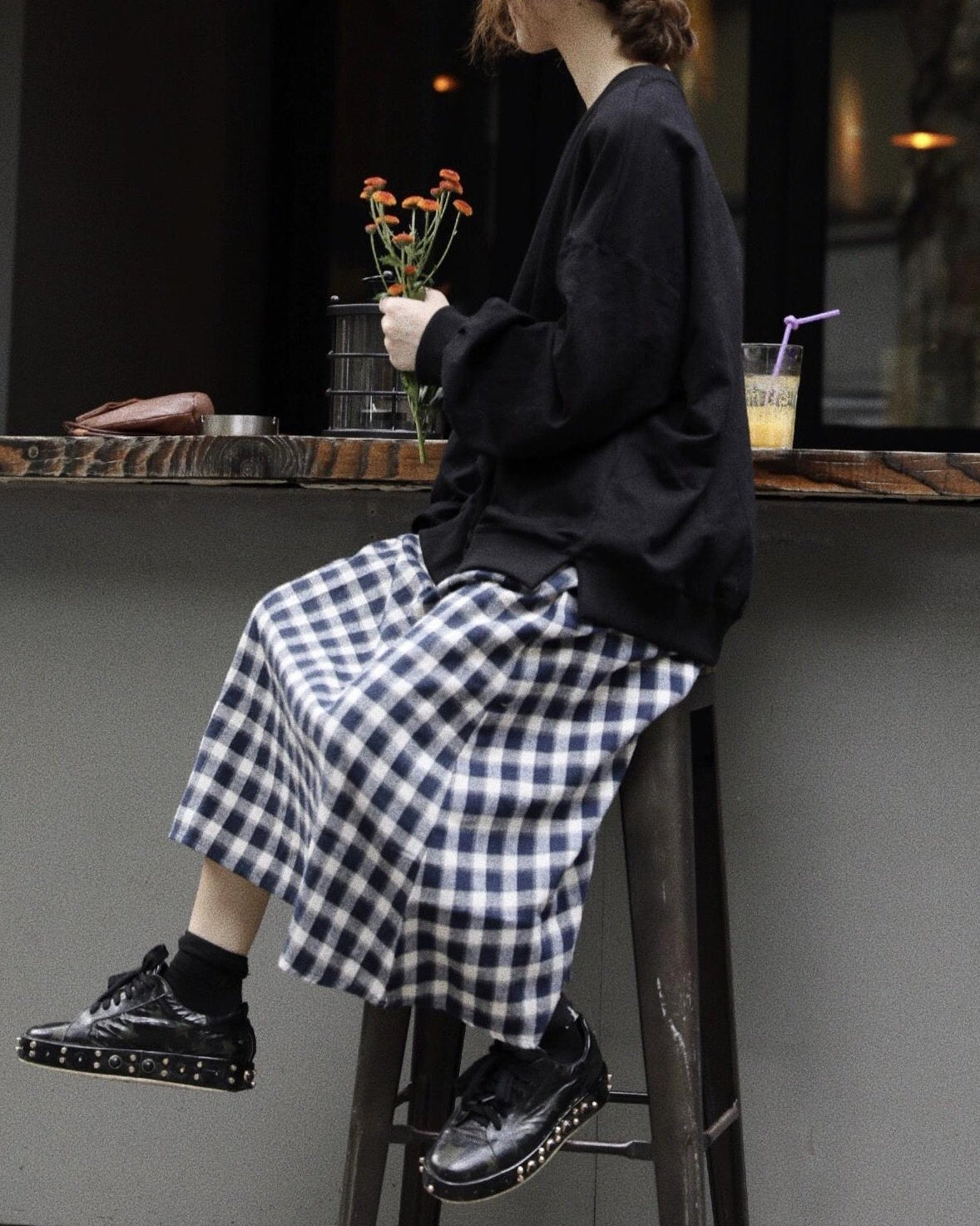 ラウンドメロウスリットプルオーバー 10122