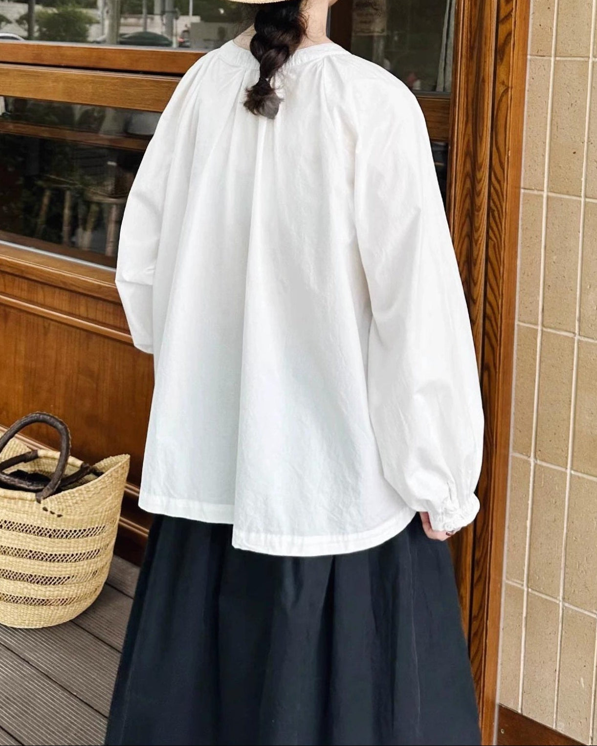 ヴィントフロースリーブブラウス 10078