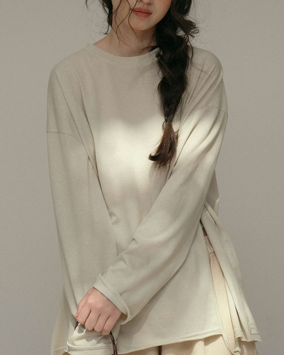 スカンディスリットトップカットソー 10181