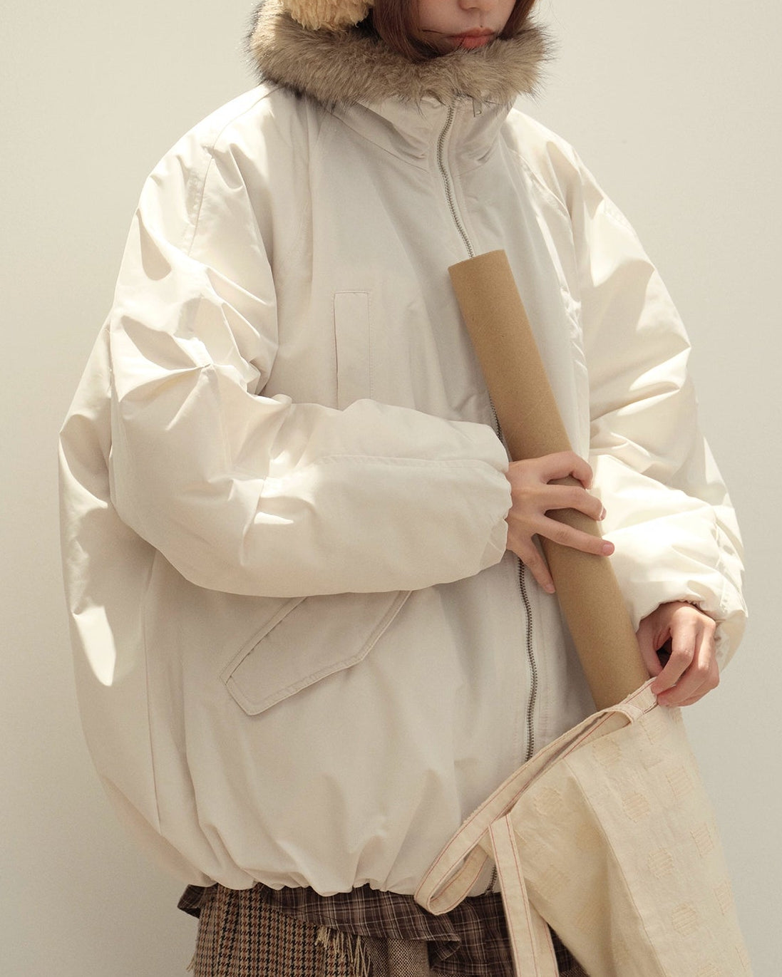 オーロラウォームファーダウンコート 10131