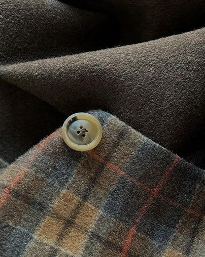 コティチェックリバーシブルロングコート 10183