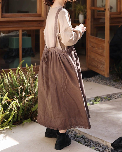 カントリーエプロンサスペンダーワンピース 10118