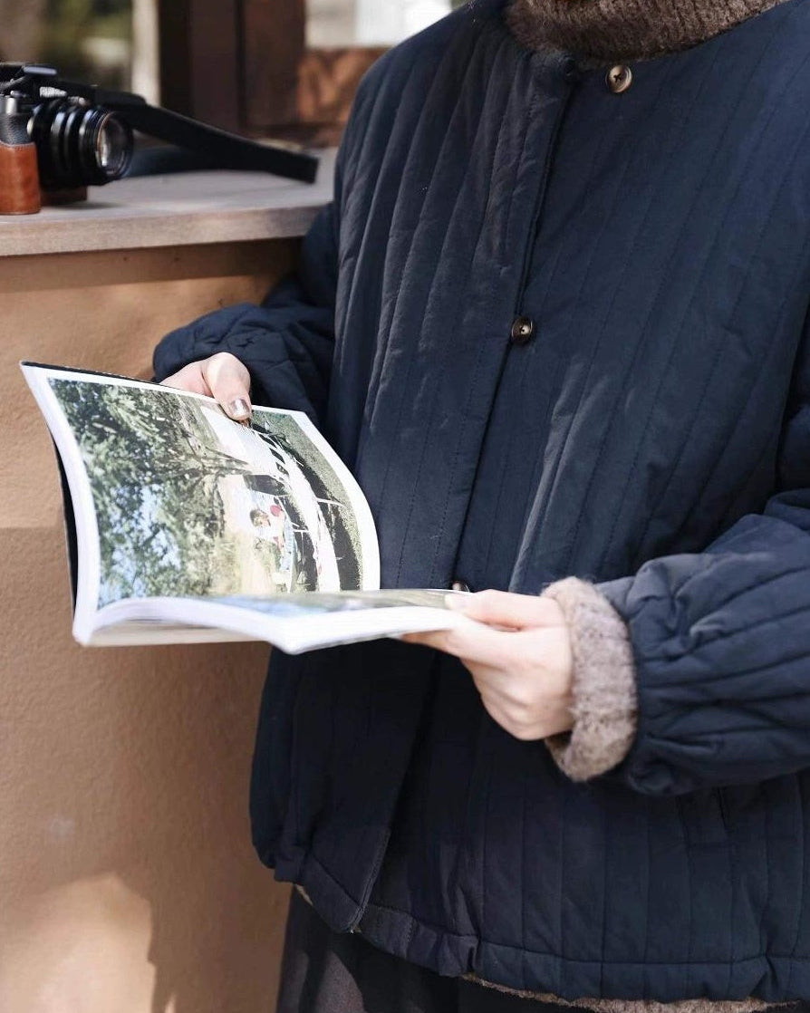 エアリーキルティング ノーカラーコート 10105