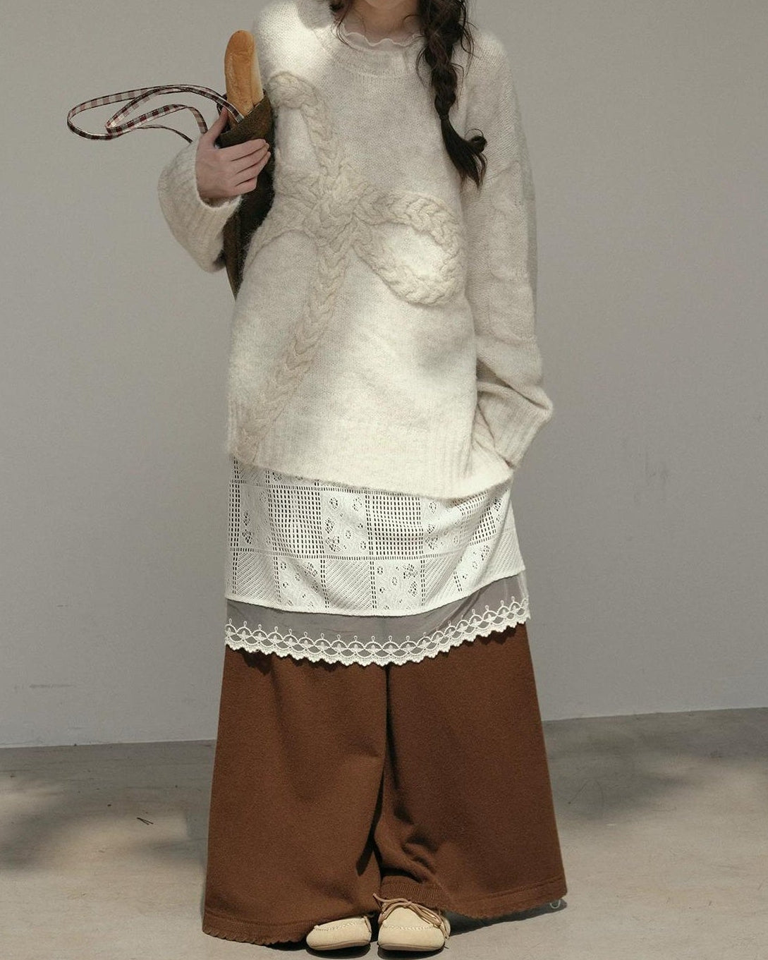 クロシェレースサスペンダーワンピース 10171