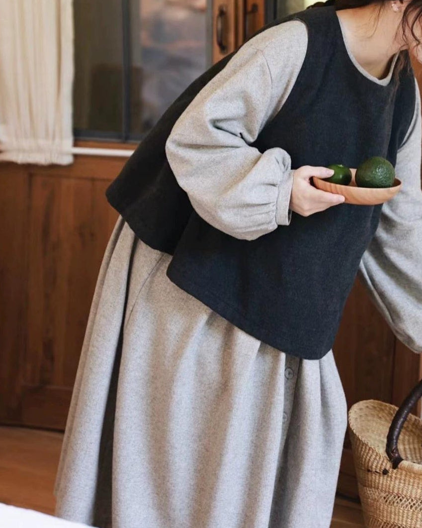 ランドネックサナフレアベスト 10089