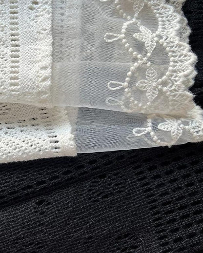 クロシェレースサスペンダーワンピース 10171