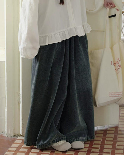 フィーカフレアデニムワイド 10273