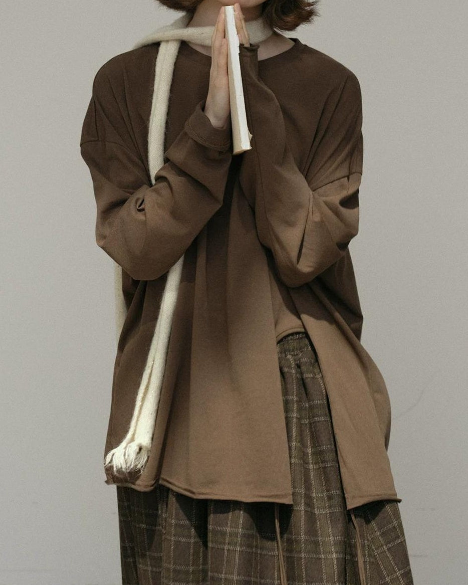 スカンディスリットトップカットソー 10181