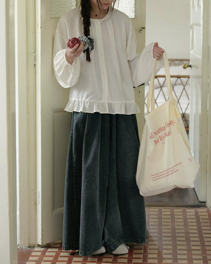 フィーカフレアデニムワイド 10273