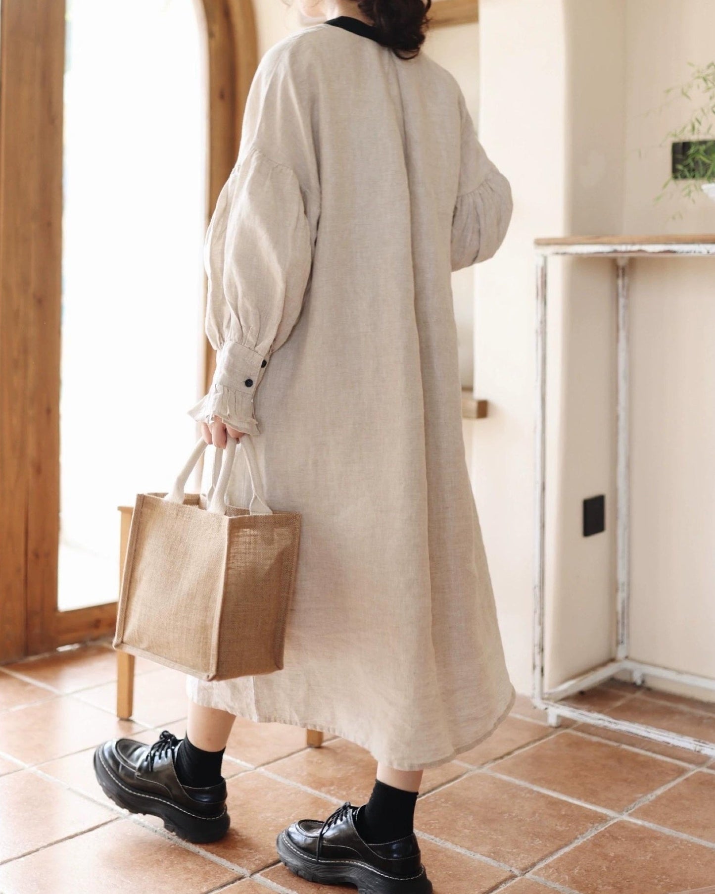 スウィートバイカラーリボンワンピース 10112