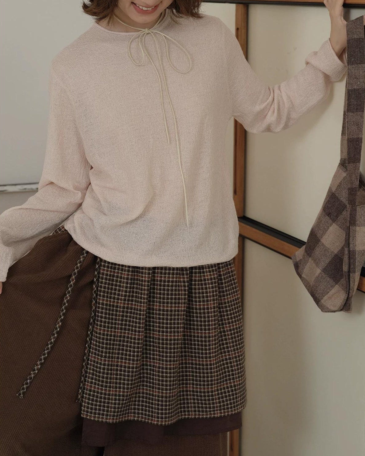 カームラインラウンドプルオーバー 10162