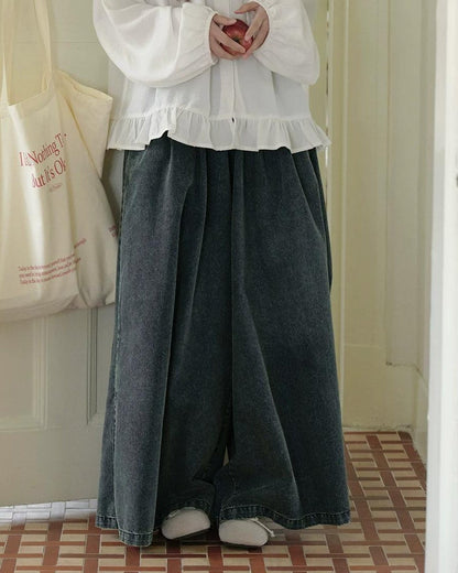 フィーカフレアデニムワイド 10273