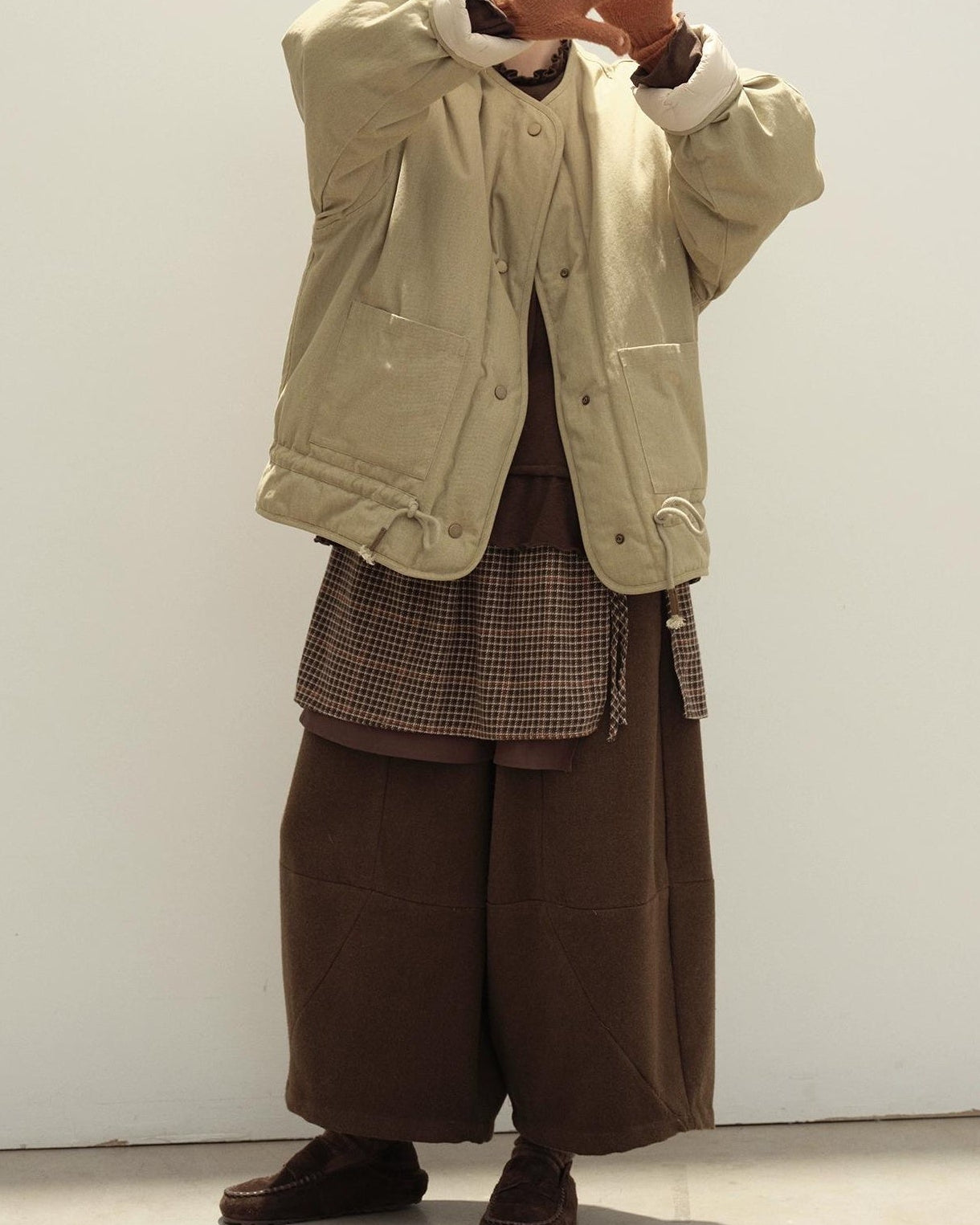 クラシックランタンカジュアルパンツ 10128