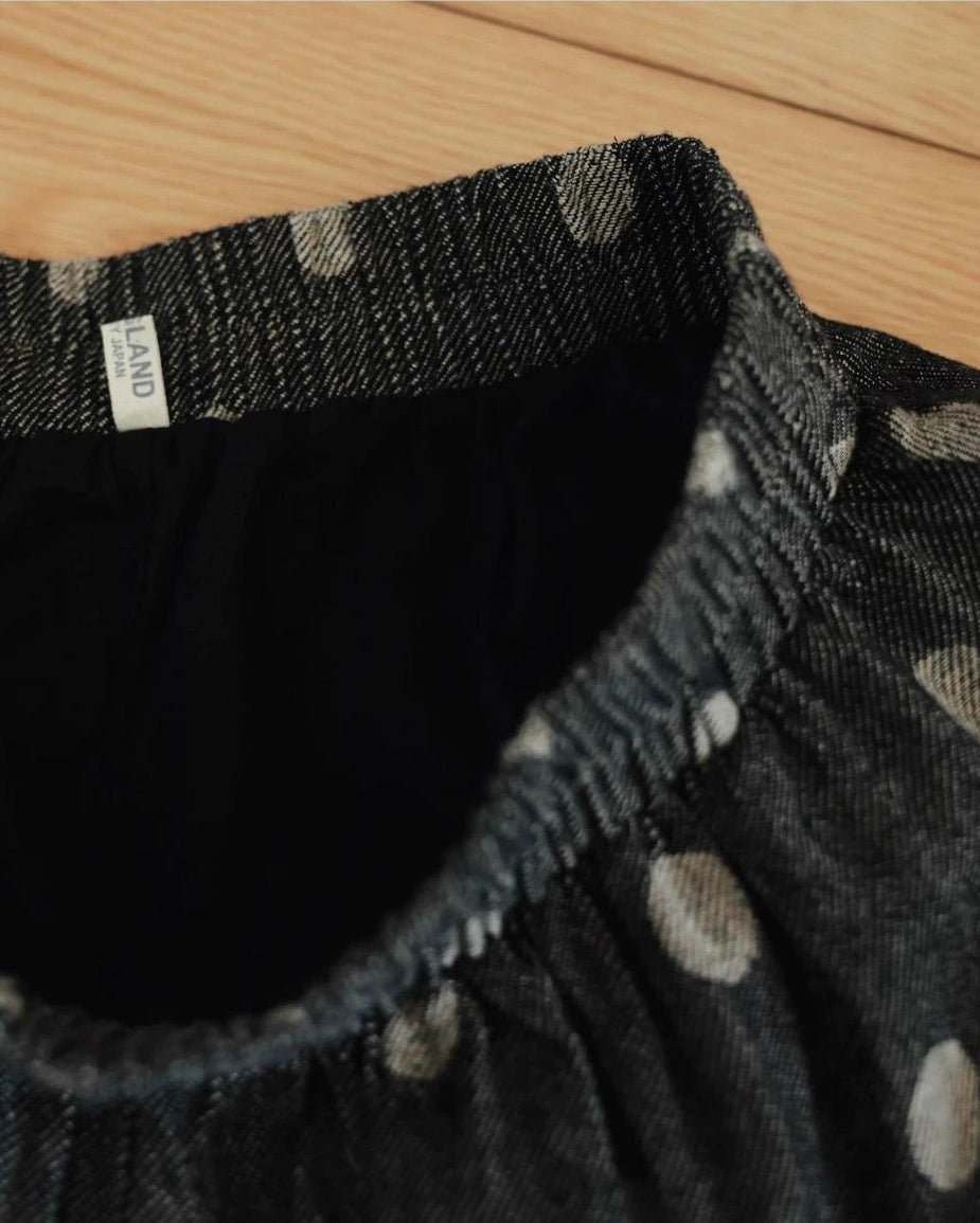 ドット柄フレアくすみスカート 10073