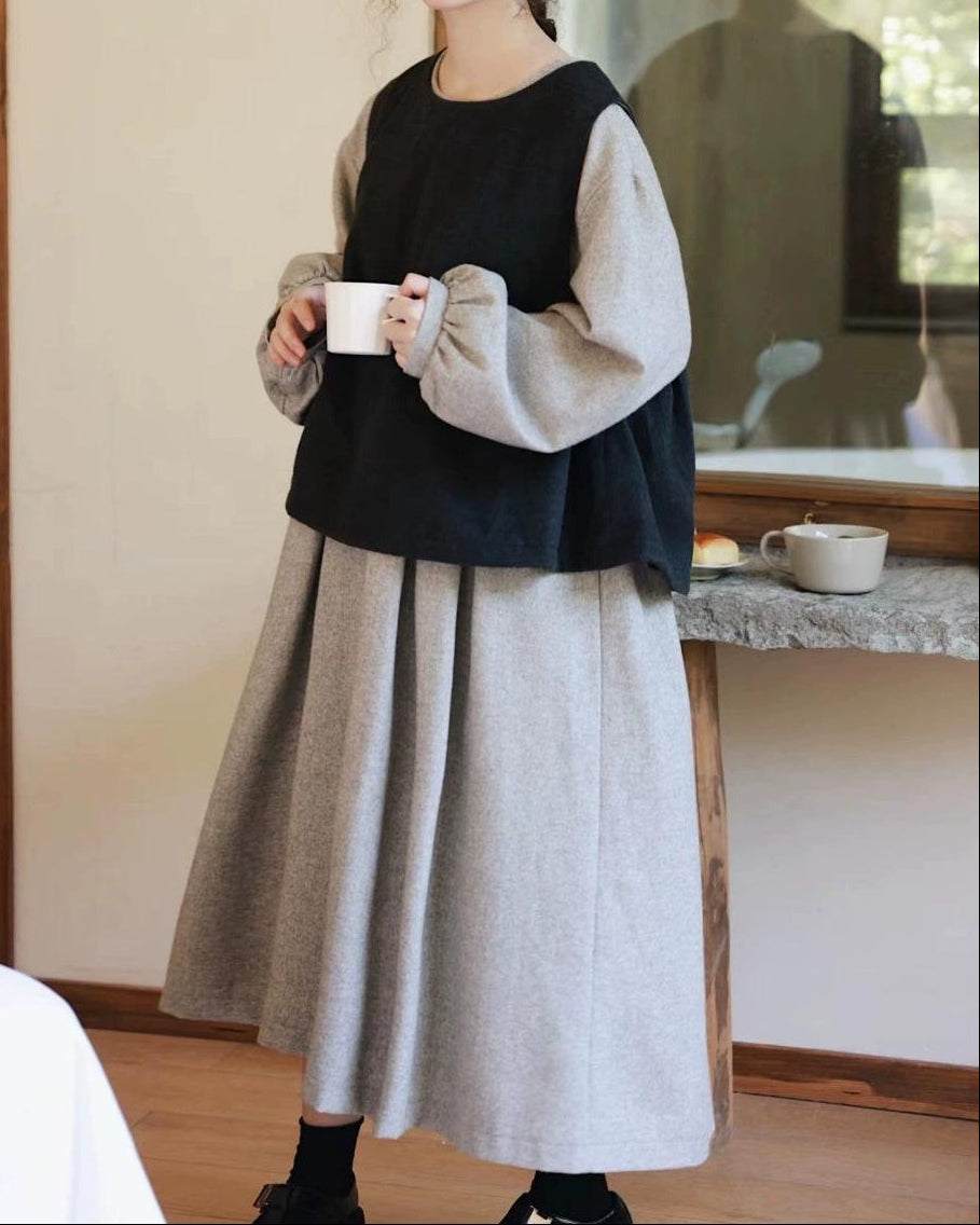 ランドネックサナフレアベスト 10089