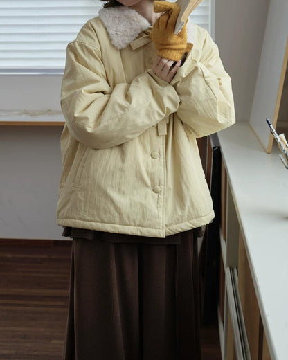 レトロノルディックボアリボンコート 10163