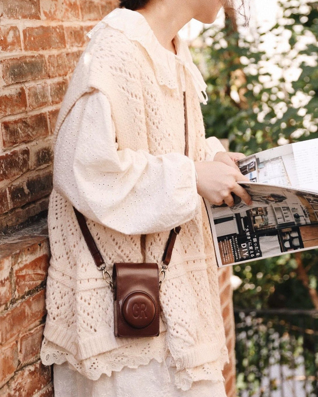 ホールパターンレース ニットベスト 10121