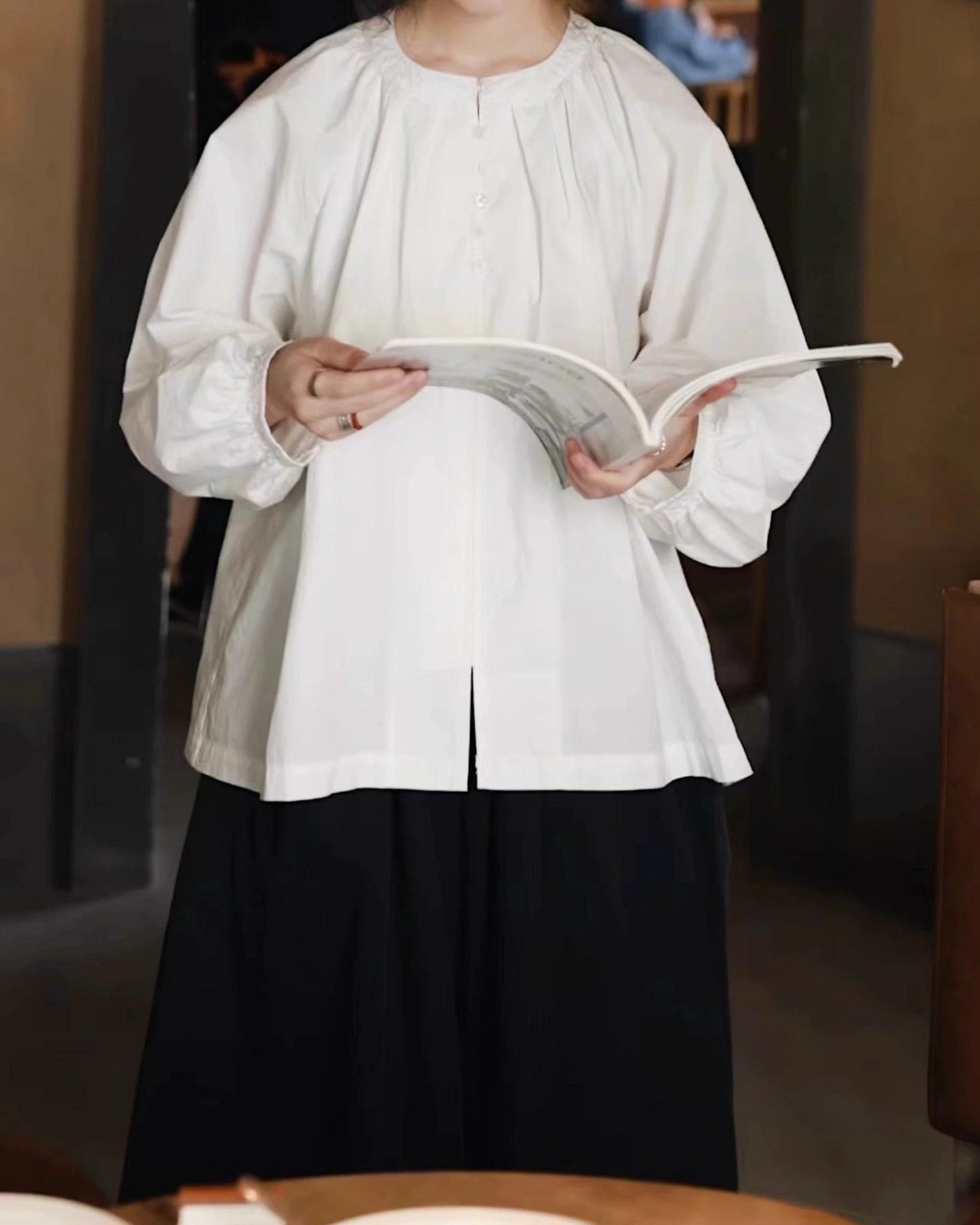 ヴィントフロースリーブブラウス 10078