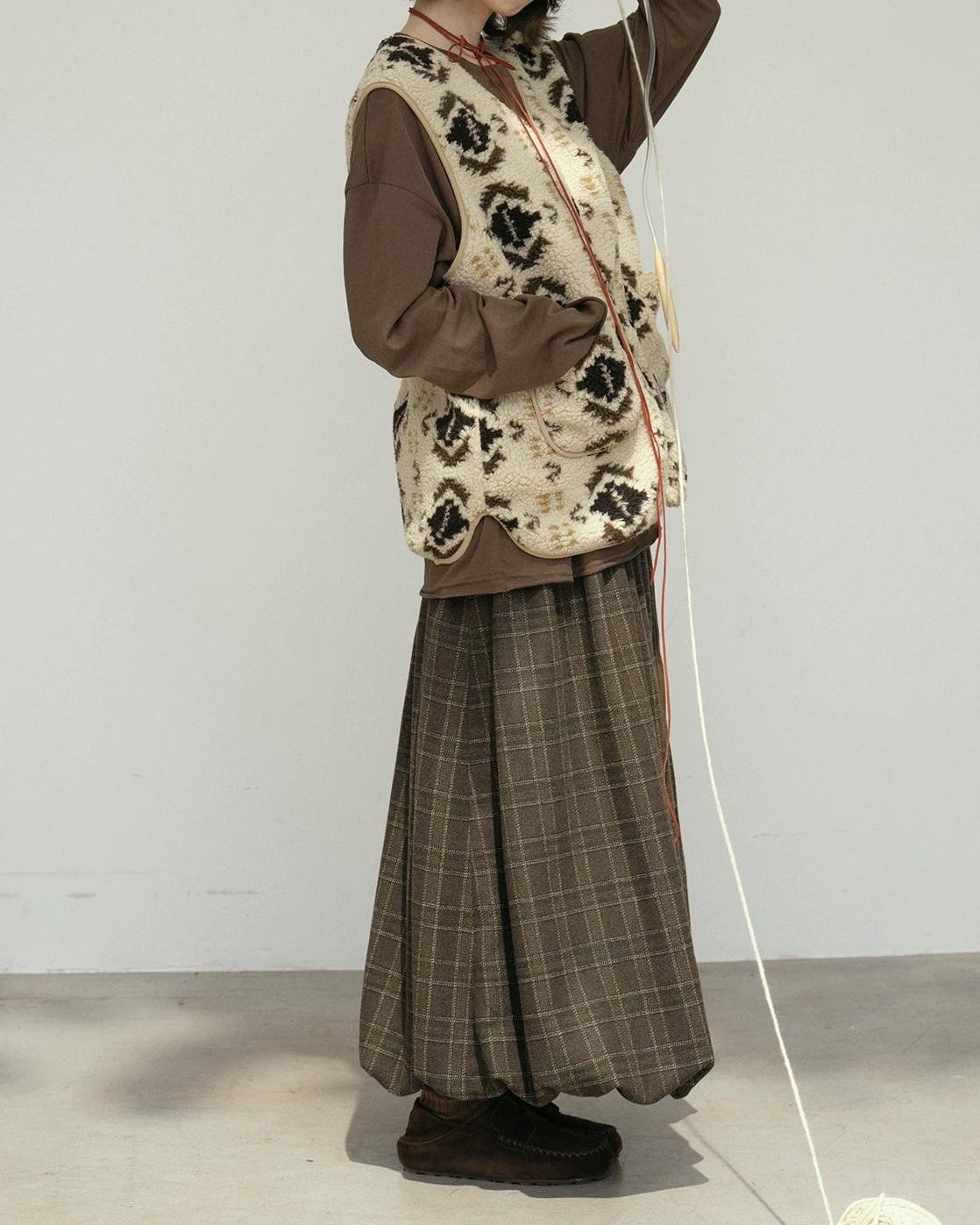 ヒュッゲリバーシブルベスト 10182