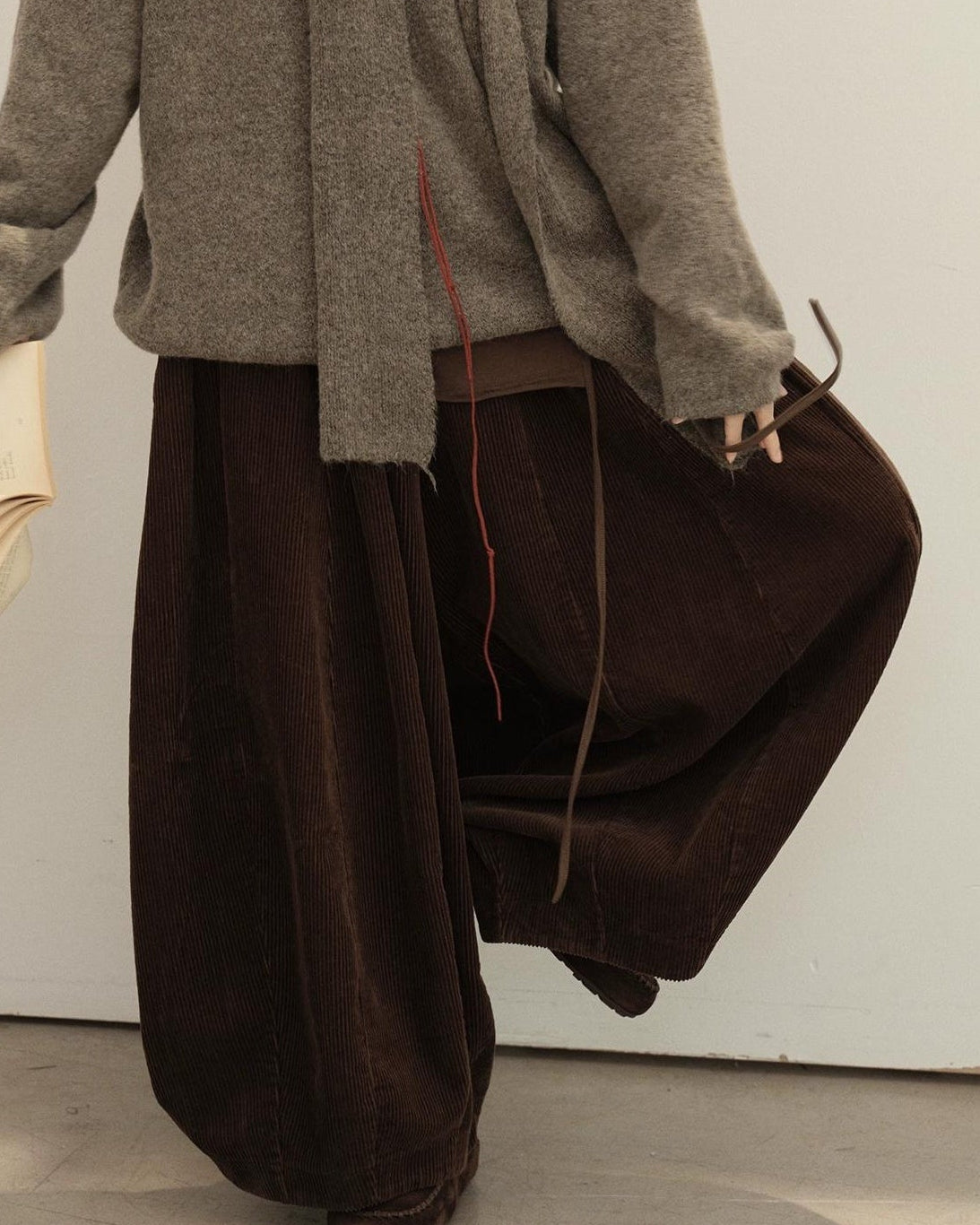 コージーコーデュロイワイドパンツ 10140